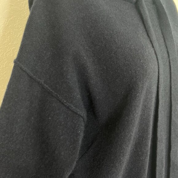 Zadig & Voltaire Nox Star Patch 100% Cashmere Hooded Sweater Black XS luxury - Picture 12 of 16